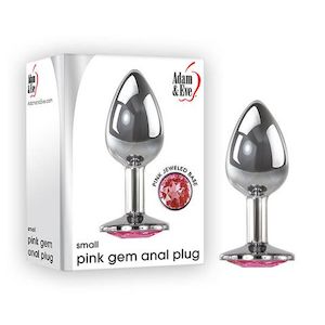 Adam And Eve: Adam & Eve Pink Gem Anal Plug - Small