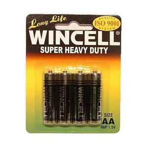 Extras: Wincell AA Super Heavy Duty Batteries - 4 Pack