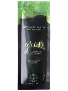 Intimate Earth: Intimate Earth Grass Massage Oil Foil 30ml/1oz