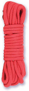 Bondage Rope Cotton 32 Foot - Red