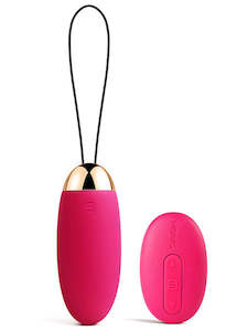 Svakom Elva Rechargeable Bullet Vibrator with Remote Control Plum Red