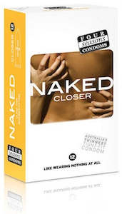 Four Seasons Naked Condoms Closer - 12pack