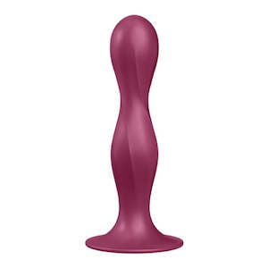Dildos Strap Ons: Satisfyer Double Ball-R - Wine