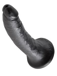 Classic Dildos: King Cock 7inch Cock - Black