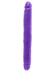 Double Ended Dildos: Dillio 12inch Double Dong - Purple