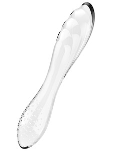 Glass Dildos: Satisfyer Dazzling Crystal 1 - Transparent
