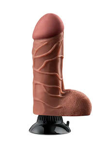 Vibrating Dildos: Real Feel Deluxe # 2 - Brown