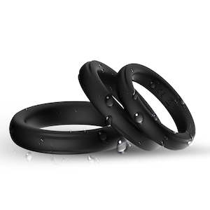 Everyday Sexy: Everyday Sexy Silicone 3 Piece Cock Ring Set