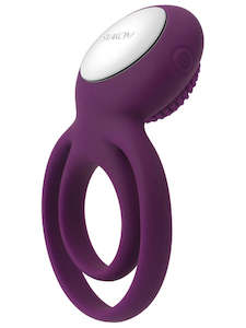 Svakom: Svakom Tammy Rechargeable Dual Penis Ring with Stimulator Violet