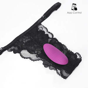 Svakom: Svakom Edeny App Controlled Rechargeable Wearable Panty Vibrator Violet
