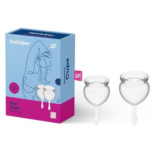 Satisfyer Feel Good Menstrual Cups - Clear