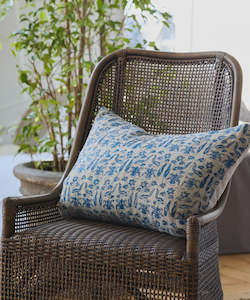 Petro Floral Azure Cushion