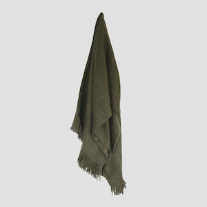 CC Interiors Throw - Otago Green