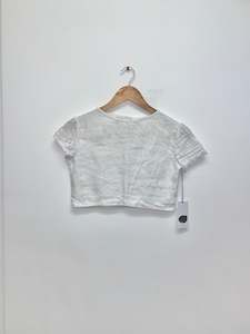 Size 10: jas crop tee | 10