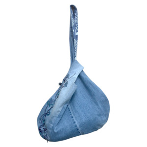 Denim: knot bag | lrg
