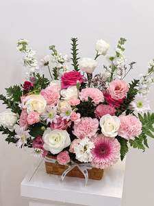 Pastel Blooms Basket