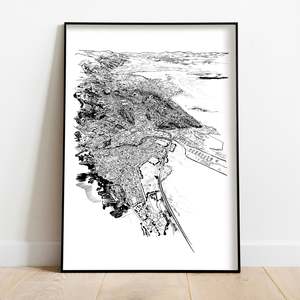 Local Prints By Leighton Corbett Art: NELSON  ART PRINT