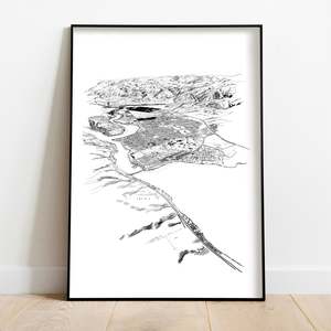 Local Prints By Leighton Corbett Art: CROMWELL ART PRINT