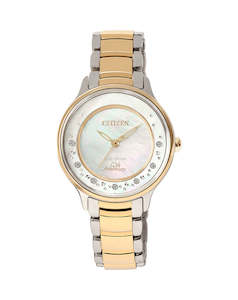 Womens Gold Watches: EM0385-53D