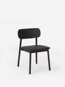 Radial Dining Chair w/Leather Seat