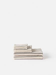 Stripe Waffle Bath Towel Range