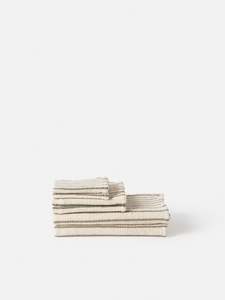 Stripe Waffle Bath Towel Range