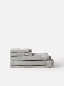 Ribbed Bath Towel Range