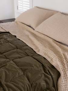Textured Waffle Pillowcase Pair