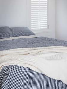 Purl Knit Throw