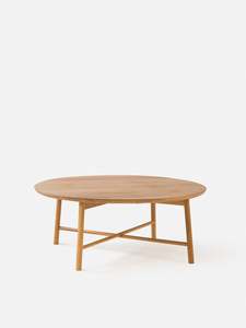 Coffee Side Tables: Radial Round Coffee Table
