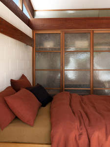 Duvet Covers: Brick Linen Duvet Cover
