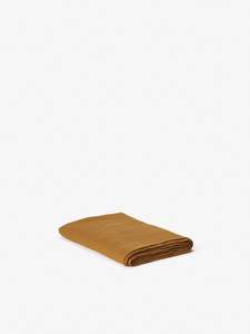 Ochre Linen Tablecloth