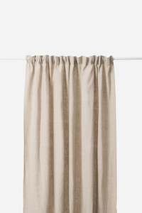 Laundry: Wide Washed Linen Curtain