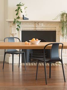 Outdoor Dining: Vitra Belleville Plastic Chair