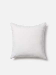 Pillowcases: White Linen Euro Pillowcase