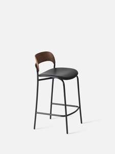 Stools: Trace Stool w/ Leather Seat
