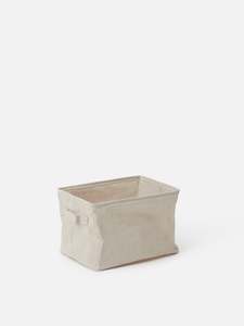 Laundry Storage: Collapsible Canvas Storage Basket