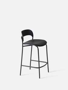 Trace Range: Trace Stool w/ Leather Seat