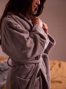 Velour Cotton Robe