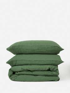 Easygift: Spearmint Linen Duvet Cover
