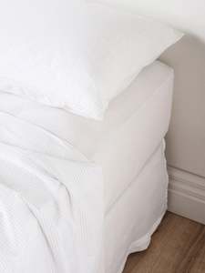 Citta Essentials: Pinstripe Organic Cotton Lodge Pillowcase Pair