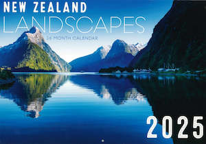 Calendar: 2025 Wall Calendar New Zealand Landscapes