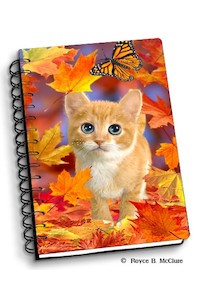 Notebook Artgame Fall Kitten