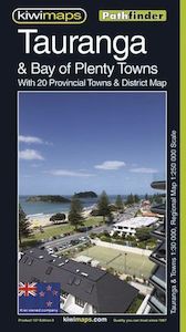 Maps: Pathfinder Tauranga & Bay of Plenty Road Map by KiwiMaps