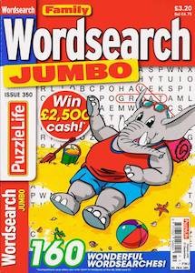 PuzzleLife Family Wordsearch Jumbo