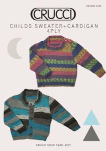 Crucci And Woolly Yarn: Crucci Patterns 4 Ply Sock Yarn
