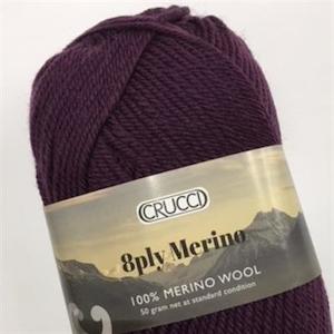 Crucci Yarn: Crucci 8 Ply Merino 50 gm