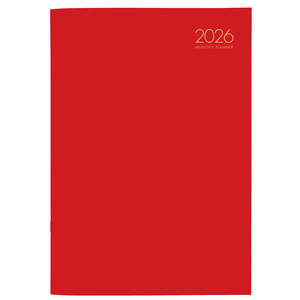 Diary 2026 Collins A4 Monthly Planner PVC Assorted Colours
