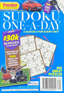 Puzzler Puzzle Books: Puzzler Sudoku One A Day