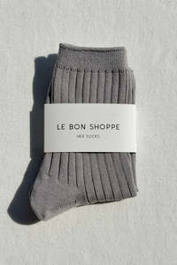 Fashion: Her Socks | Stone